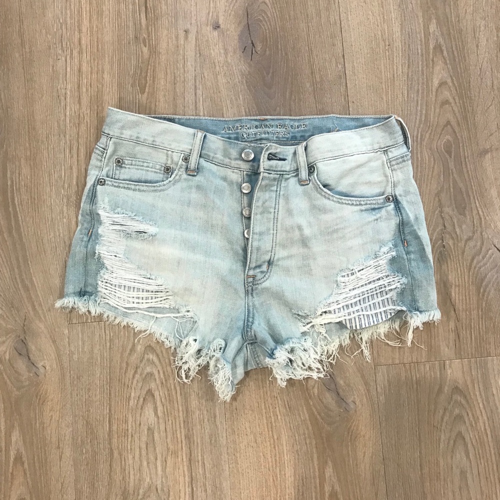 Denim shorts
